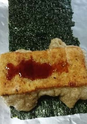 玄米くるみもち：お弁当に持っていく焼き餅-レシピのメイン写真
