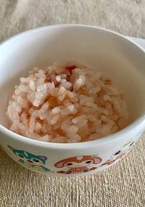 離乳食後期・軟飯トマトごはんฅʕ•ᴥ•ʔ-レシピのメイン写真
