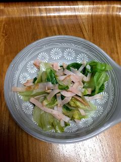 レタスとハムの炒め物-レシピのメイン写真