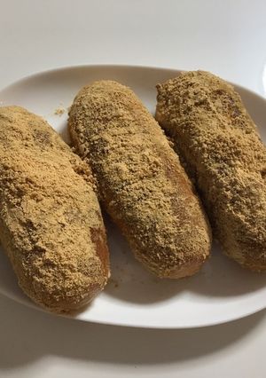 おやつ☆朝食☆きな粉揚げパン-レシピのメイン写真