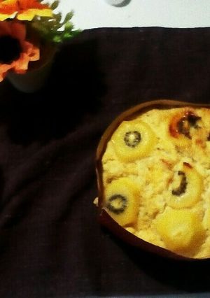 キウイのせ、ヨーグルトとおからのケーキ-レシピのメイン写真