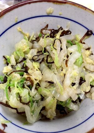 〇白菜塩こんぶ和え-レシピのメイン写真