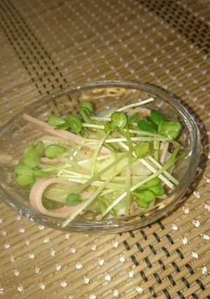 キャベツとハムの酢の物-レシピのメイン写真