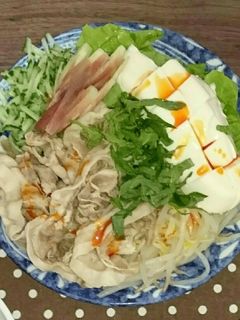 豚冷しゃぶサラダ-レシピのメイン写真