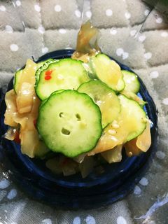 中華クラゲとキュウリの和え物♪-レシピのメイン写真