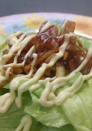 捨てないで！大根の皮ｄｅキンピラサラダ♪-レシピのメイン写真