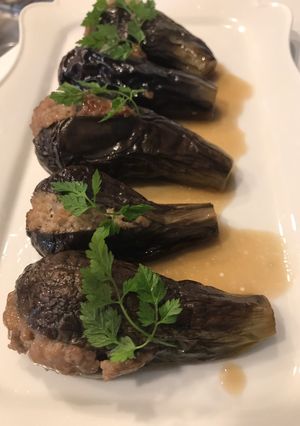 茄子のひき肉づめ-レシピのメイン写真