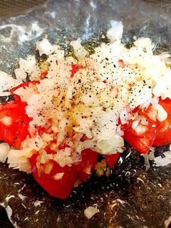 トマトと玉ねぎの血液サラサラサラダ-レシピのメイン写真