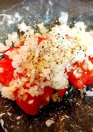 トマトと玉ねぎの血液サラサラサラダ-レシピのメイン写真