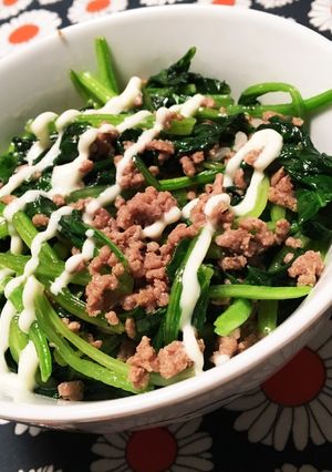 バター香る♪豚肉とほうれん草のポパイ丼-レシピのメイン写真