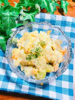 そら豆のゴロゴロサラダ♡-レシピのメイン写真