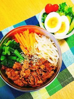 男子高校生♪お弁当日記~ビビンバ-レシピのメイン写真