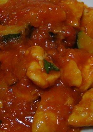 鶏ささみ肉の野菜ジュースソースがけ-レシピのメイン写真
