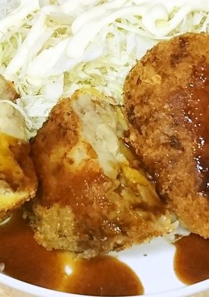☆男飯☆０２０　チーズin昔風コロッケ-レシピのメイン写真