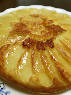 豪華なのに簡単タルトタタン風ホットケーキ-レシピのメイン写真