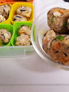 えだまめとひじきの鶏団子 薄味ver-レシピのメイン写真