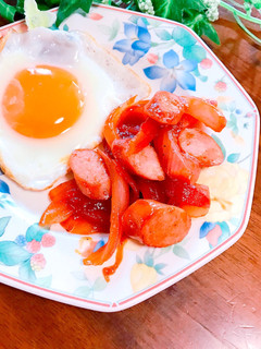 お弁当の隙間に♡ナポリタン風炒め物♡-レシピのメイン写真