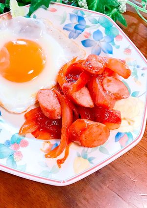 お弁当の隙間に♡ナポリタン風炒め物♡-レシピのメイン写真