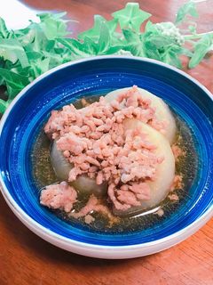 煮るだけ簡単♡大根のそぼろあんかけ♡-レシピのメイン写真