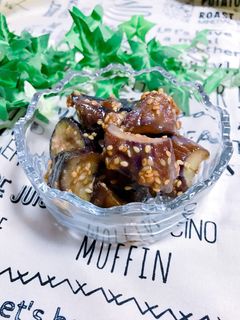 黄金比で簡単♡なすの甘辛炒め-レシピのメイン写真