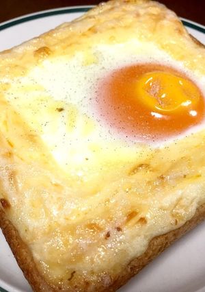 目玉焼きマヨトースト-レシピのメイン写真