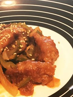 超簡単★節約☆豚薄切り肉ボールで酢豚風-レシピのメイン写真