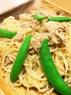 夏野菜とツナのピリ辛和風パスタ-レシピのメイン写真