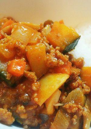 ＊ルーなし！夏野菜ドライカレー＊-レシピのメイン写真