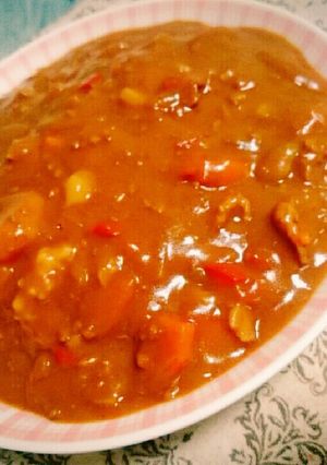 ピーマンたっぷりカレー☆彡.。-レシピのメイン写真
