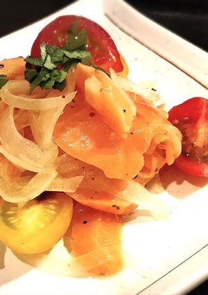 スモークサーモンのマリネ-レシピのメイン写真