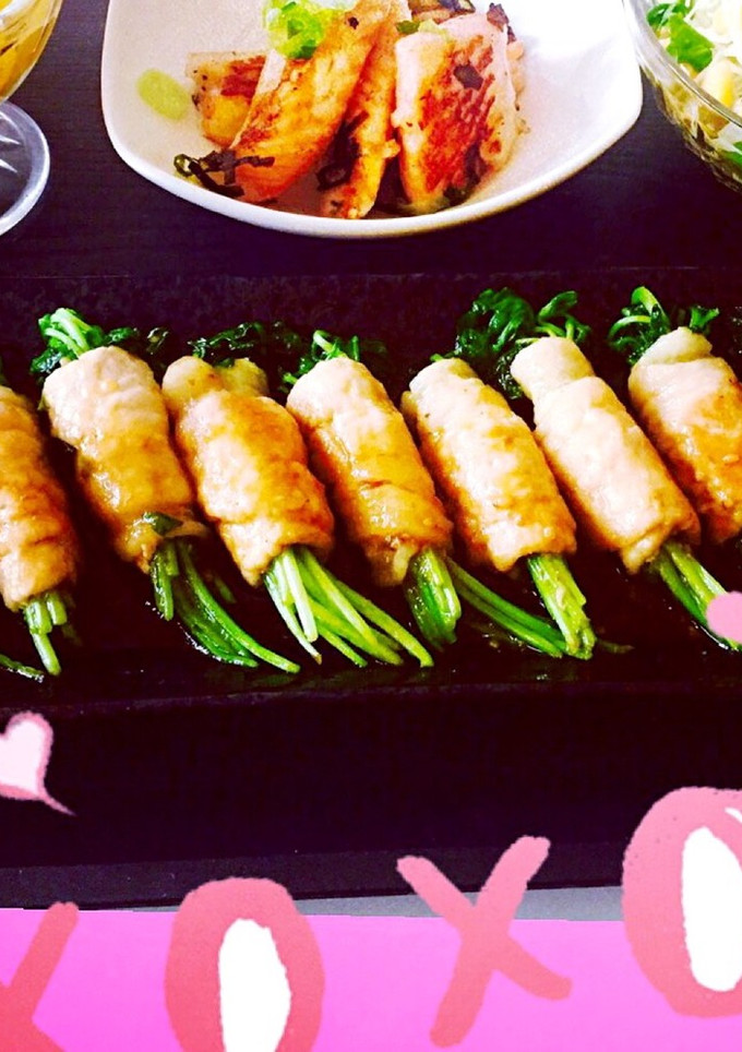 安い!!!簡単!!!豆苗の肉巻き❤-レシピのメイン写真