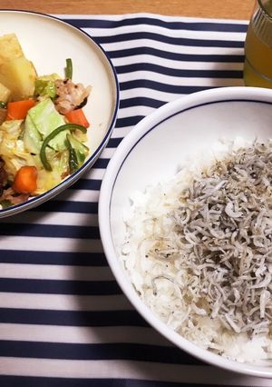 ポテトと豚肉と野菜のバター炒め-レシピのメイン写真