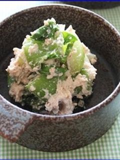 青梗菜の中華風白和え-レシピのメイン写真