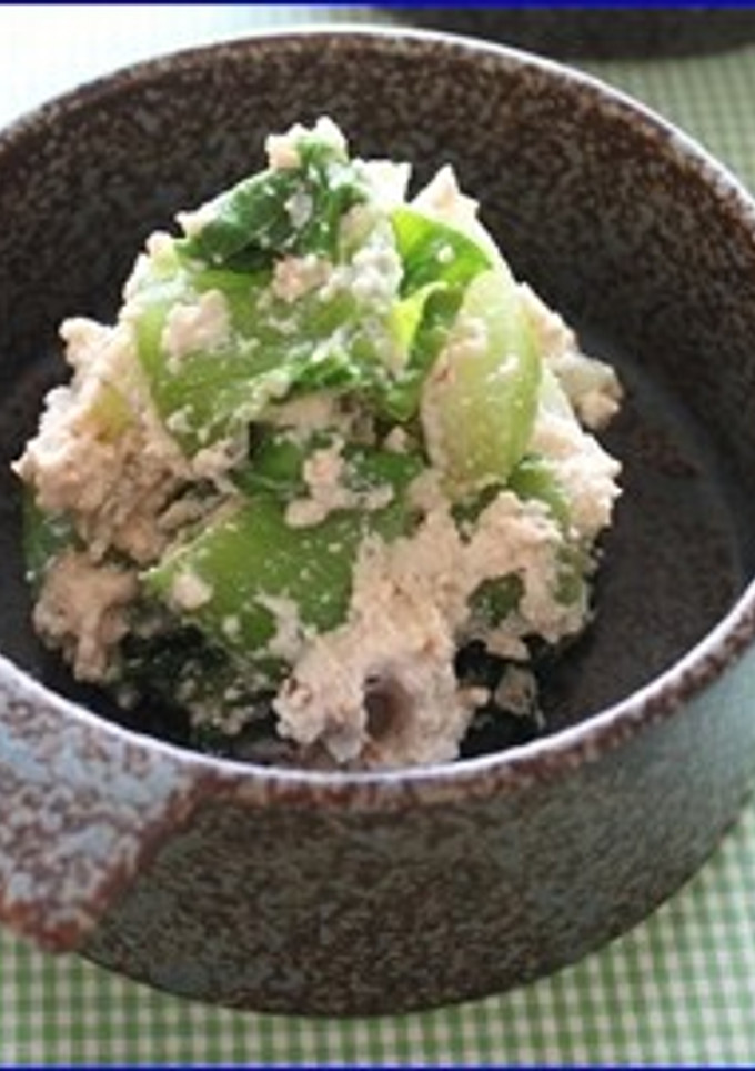 青梗菜の中華風白和え-レシピのメイン写真