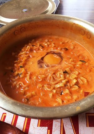 プルダックポックン麺 スープ有り-レシピのメイン写真