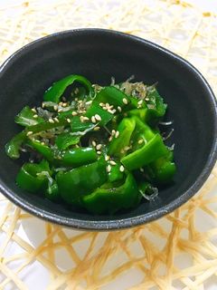 簡単5分♬ピーマンとちりめんの炒め物★-レシピのメイン写真