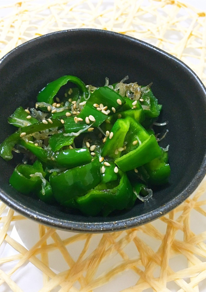 簡単5分♬ピーマンとちりめんの炒め物★-レシピのメイン写真