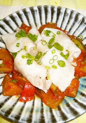 豚バラの冷しゃぶラタテゥーユ-レシピのメイン写真