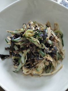 《鶏肉ときゅうりと木耳のマヨネーズ和え》-レシピのメイン写真