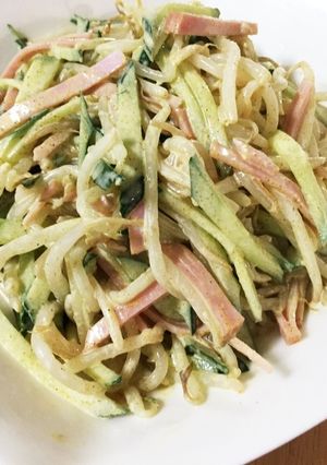 お手軽！！もやしのカレーマヨ和え-レシピのメイン写真