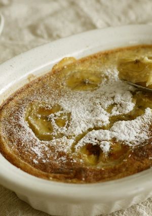 簡単♪冷たいバナナケーキ(クラフティ)-レシピのメイン写真