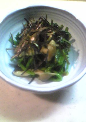 ほうれん草とシメジの磯辺和え-レシピのメイン写真