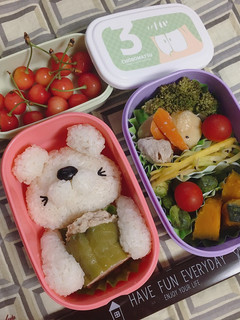 肉詰めは僕のだ!しろくまくん弁当-レシピのメイン写真