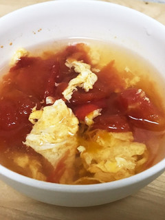 お手軽トマトと卵のコンソメスープ-レシピのメイン写真