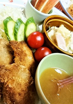 揚げずに【ヒレカツ・にんにくバター醤油】-レシピのメイン写真