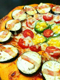 野菜ジュースで夏野菜のピザ-レシピのメイン写真