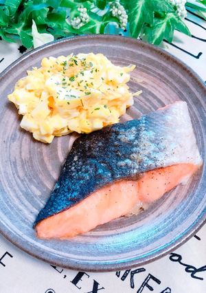 オーブンで簡単♡鮭のムニエル-レシピのメイン写真