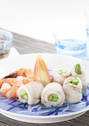 夏薬味でいただく太刀魚のアスパラ巻き-レシピのメイン写真