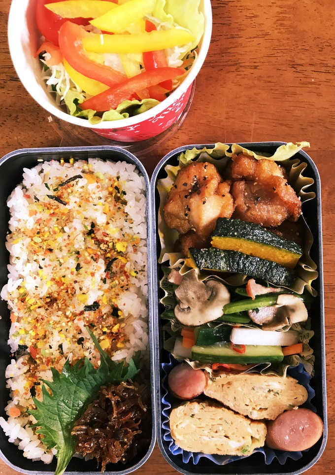 もも肉の揚げ漬け弁当-レシピのメイン写真