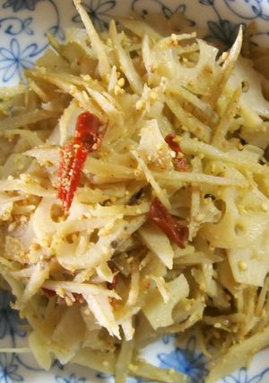 新レンコンと牛蒡のきんぴら煮-レシピのメイン写真